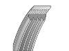 многоклиновый  ремень  V-Ribbed Belt:4PK750