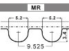 Courroie crantée Timing Belt:GTB1127A