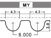 时规带 Timing Belt:13514-87202