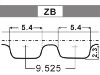 Steuerriemen Timing Belt:92810515700