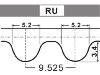 Steuerriemen Timing Belt:14400-PLM-014