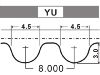 Correa dentada Timing Belt:CDU3220