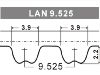 Steuerriemen Timing Belt:46457061